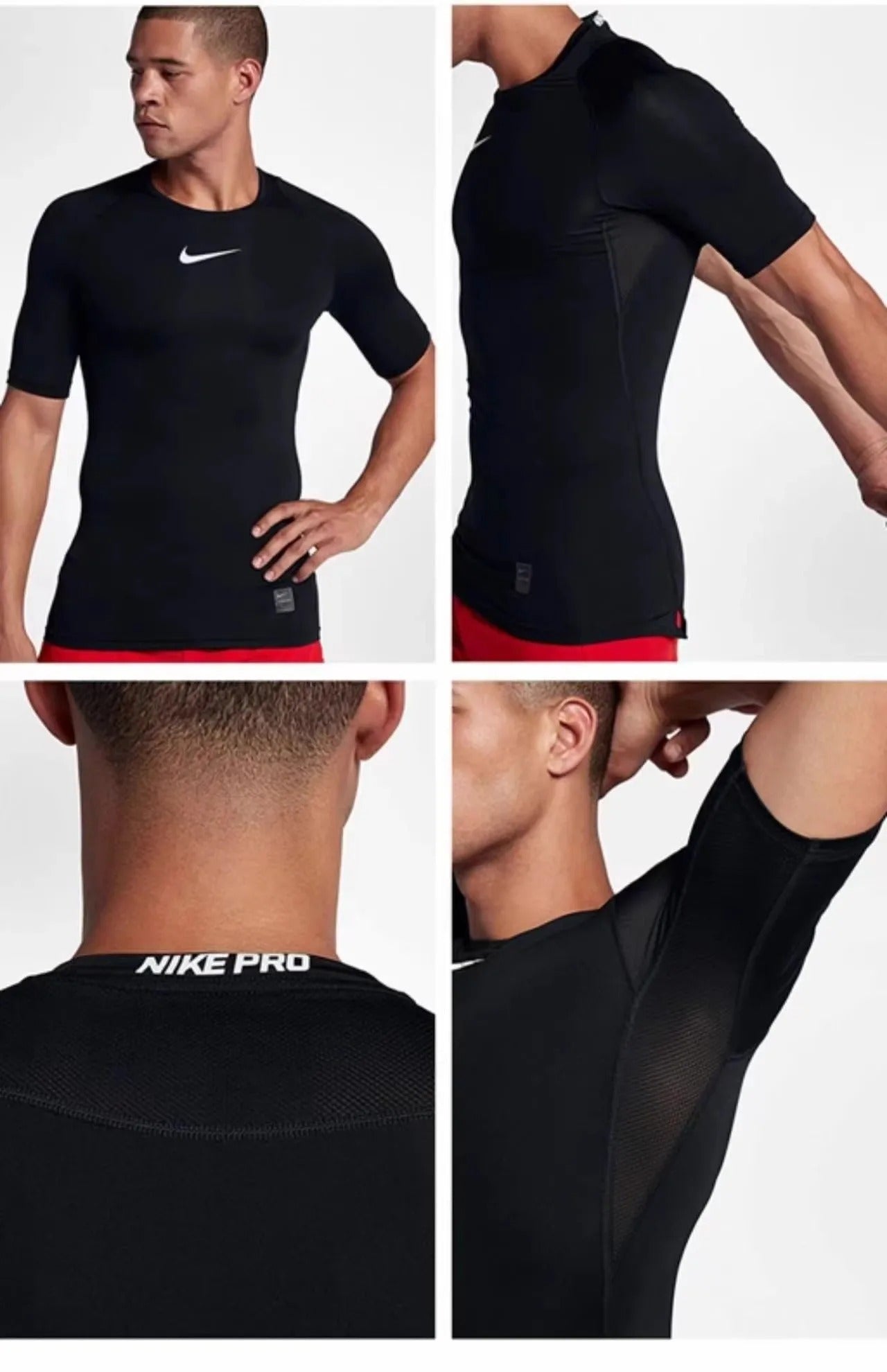 NIKE PRO Black Compression SHIRT