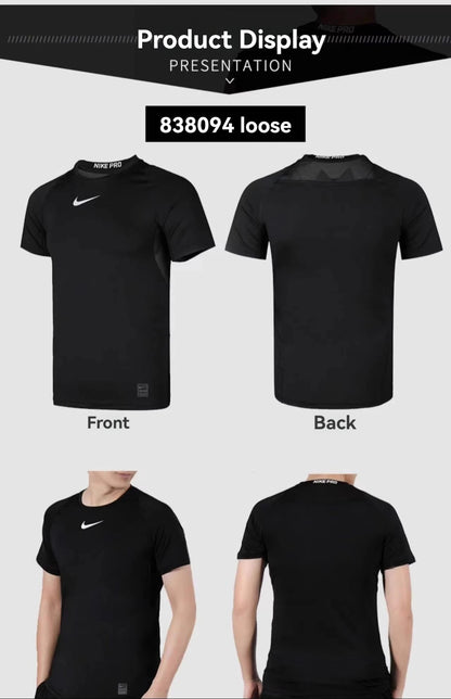 NIKE PRO Black Compression SHIRT