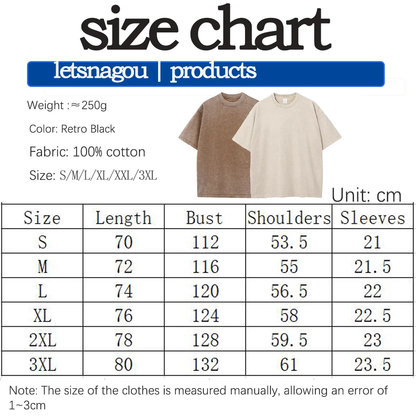 Attack On Titan Washed Oversize T-Shirt