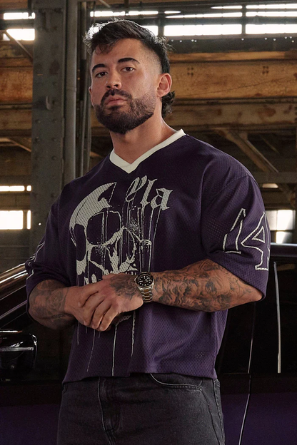 YOUNGLA 4015 - Drippy Skull Jersey
