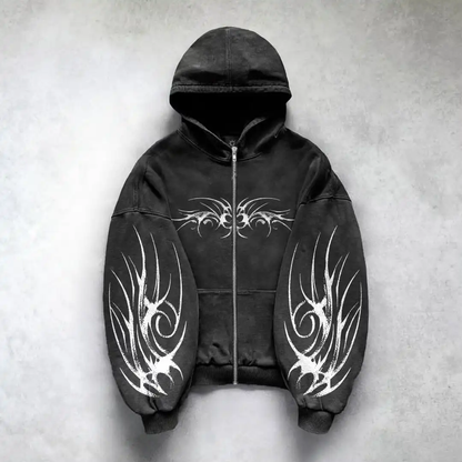 Street Flame Y2K - Oversize Hoodie